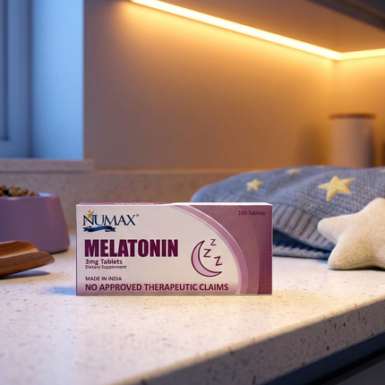 Numax Melatonin | 3mg Sleep & Circadian Rhythm Support