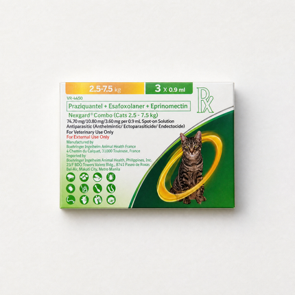 Nexgard Combo for Cats 2.5-7.5kg