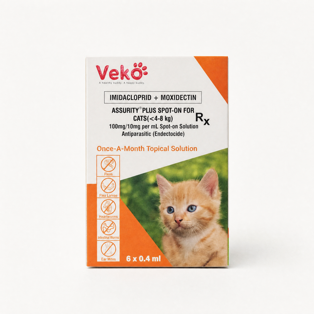 Veko Assurity Plus for Cats 6 x 0.4 mL