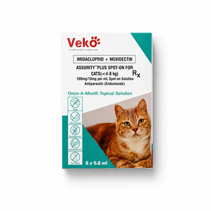 Veko Assurity Plus for Cats 6 x 0.8 mL